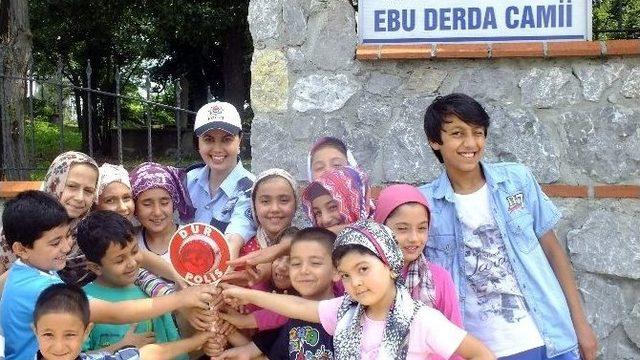 550 Kuran Kusu Öğrencisi Trafik Eğitimi Aldı