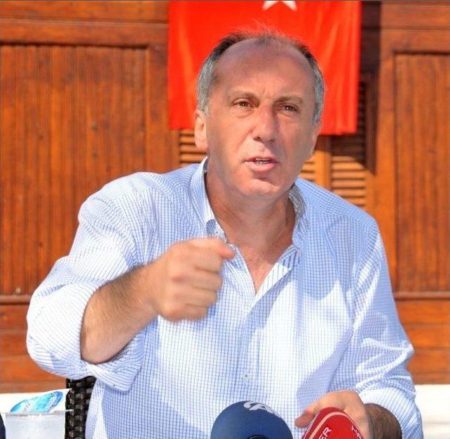 Chp Genel Başkan Adayı Muharrem İnce: