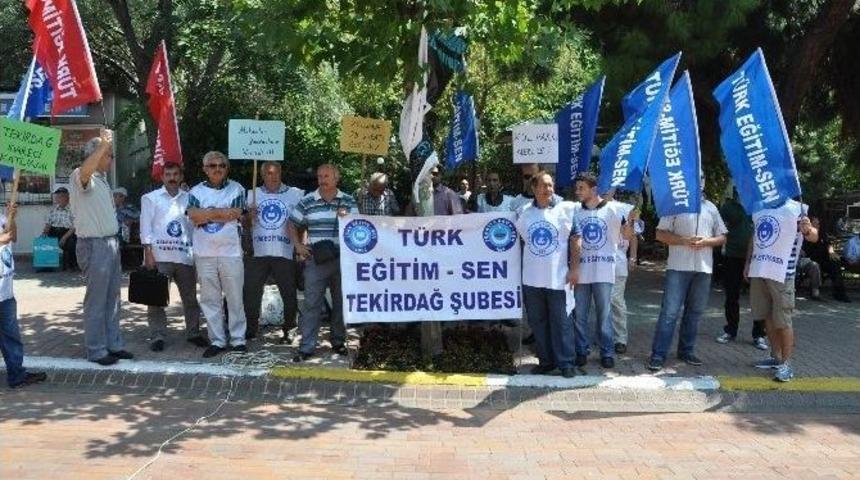 T&uuml;rk Eğitim-sen Tekirdağ Şube Başkanı Doğan: