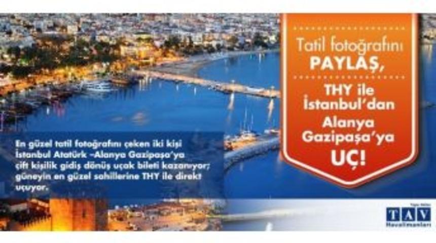 Tatil Fotoğrafını Paylaşan İstanbul&rsquo;dan Alanya&rsquo;ya U&ccedil;uyor