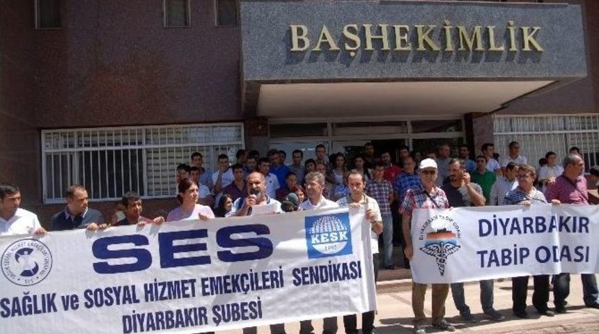 Sağlık Çalışanlarına Saldırı Protesto Edildi