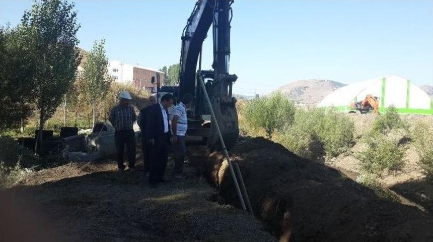 Sarıkamış&rsquo;ta Alt Yapı &Ccedil;alışmaları