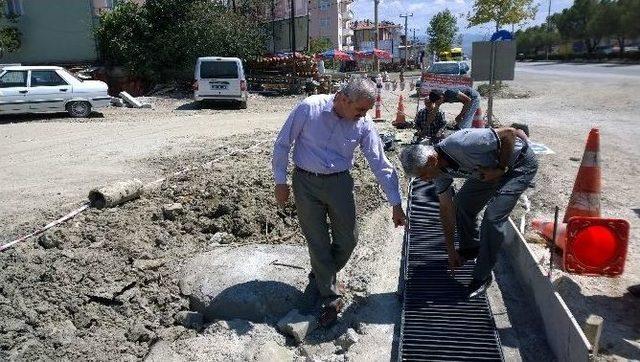 Osmancık Devlet Hastanesine Sel &Ouml;nlemi 1