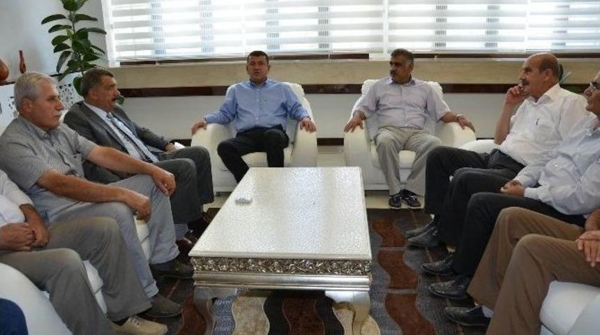 Milletvekili Veli Ağbaba, Başkan Selahattin G&uuml;rkan&rsquo;ı Ziyaret Etti