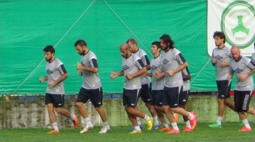 Giresunspor, Samsunspor Ma&ccedil;ı Hazırlıklarına Başladı