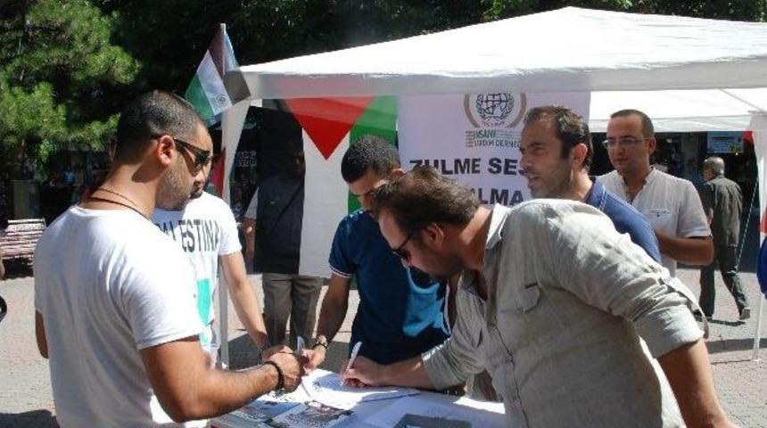 İhh&rsquo;dan Gazze İ&ccedil;in Canlı Kalkan İsimli İmza Kampanyası