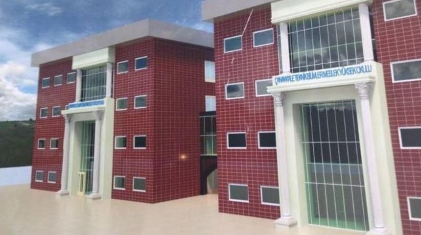 &Ccedil;anakkale Meslek Y&uuml;ksekokulları Binalarının Temeli Atıldı