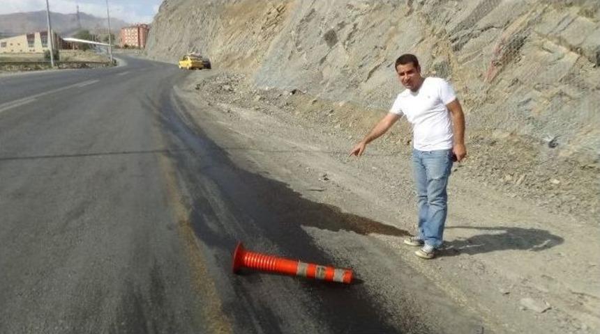 Yoldaki Dubayı Fark Etmeyen Öğretmen Ölümden Döndü