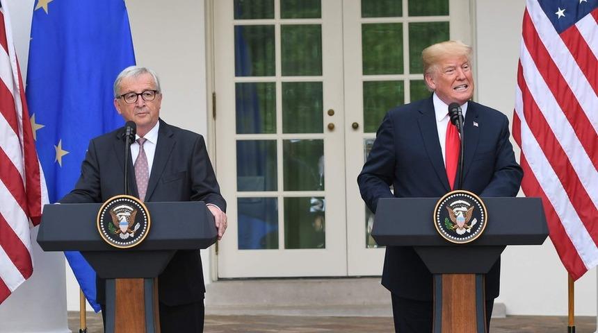 ABD Başkanı Trump: Avrupa Birliği'yle gümrükleri karşılıklı kaldırmak için çalışacağız