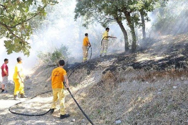 Kızılcahamam’da Yangın