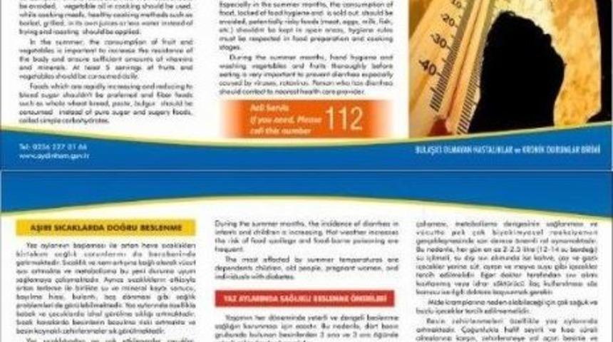 Aşırı Sıcaklara Karşı T&uuml;rk&ccedil;e Ve İngilizce Uyarı