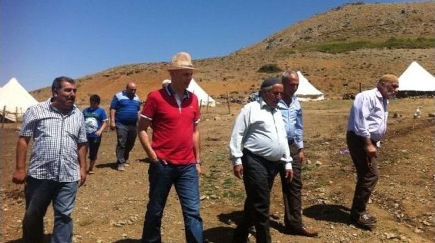 Kaymakam &Ccedil;i&ccedil;ekli, Yaylaları Ziyaret Etti