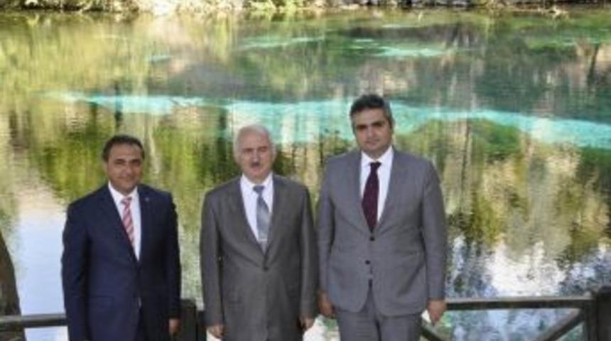 Vali Alim Barut, G&uuml;r&uuml;n İl&ccedil;esinde Ziyaretlerde Bulundu