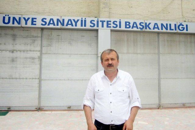 Ünye Küçük Sanayi Sitesinde 