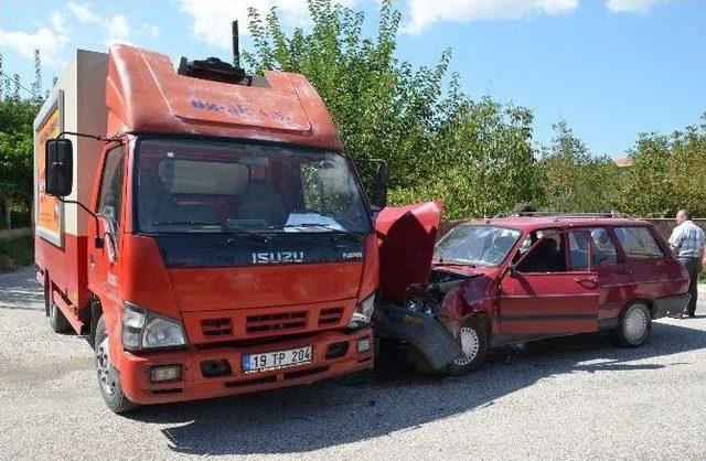 Osmancık’ta Trafik Kazası:1 Yaralı