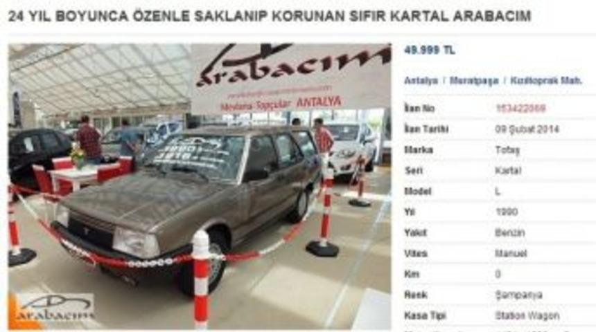 24 Yıllık Sıfır Kartal Otomobil Efsane İlan Oldu