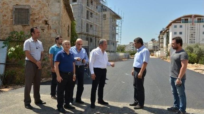 Konyaaltı&rsquo;nda Asfalt &Ccedil;alışması Devam Ediyor