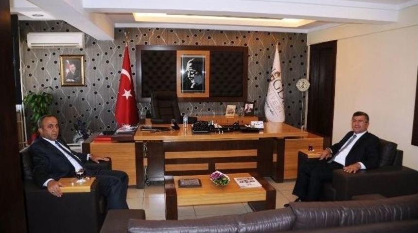 Başsavcı Tekne&rsquo;den Belediye Başkanı Akdoğan&rsquo;a Ziyaret