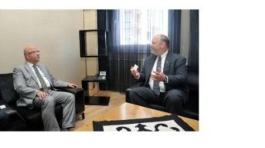 Abd Ekonomi M&uuml;steşarı Turner&rsquo;den Başkan &Ccedil;oban&rsquo;a Ziyaret