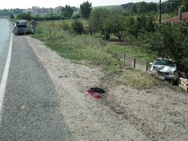 Tekirdağ’da Trafik Kazası: 1 Yaralı