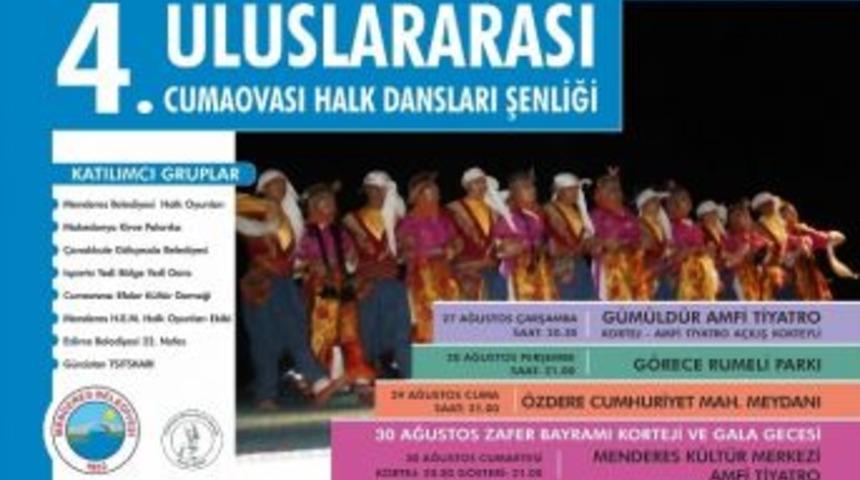 Menderes&rsquo;te Halkoyunları Şenliği