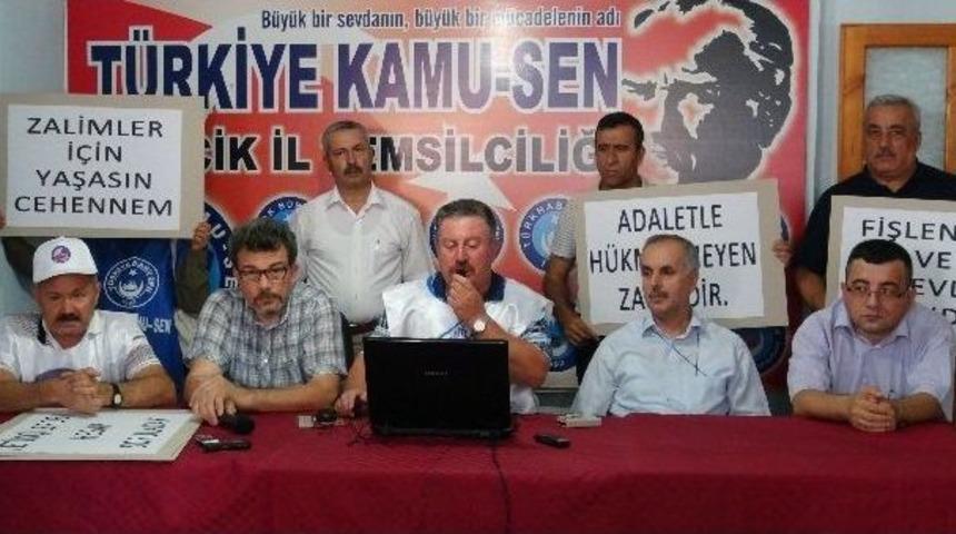 Bilecik T&uuml;rk Eğitim-sen&rsquo;den Siyah &Ccedil;elenkli Eylem