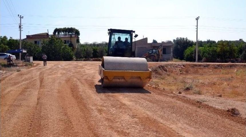 Erdemli’de Asfalt Çalışması Sürüyor