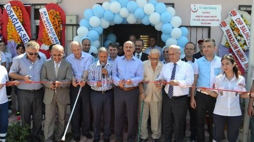 Salihli&rsquo;de 112 Acil İstasyonu A&ccedil;ıldı