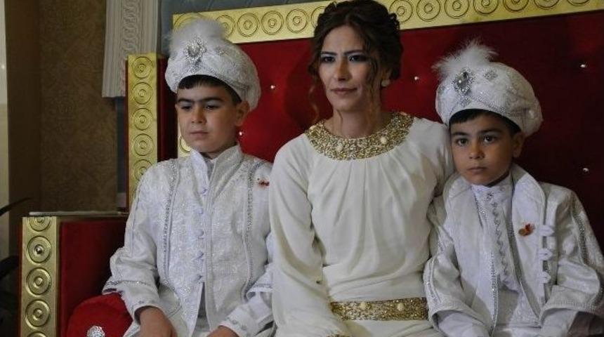 Gazeteci İsmail G&uuml;neş&rsquo;in &Ccedil;ocuklarının S&uuml;nnet Heyecanı