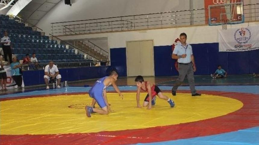 Yıldız G&uuml;reş&ccedil;iler Minderde Ter D&ouml;kt&uuml;