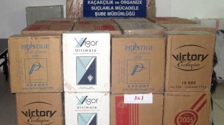 Antalya&rsquo;da 54 Bin Paket Ka&ccedil;ak Sigara Ele Ge&ccedil;irildi