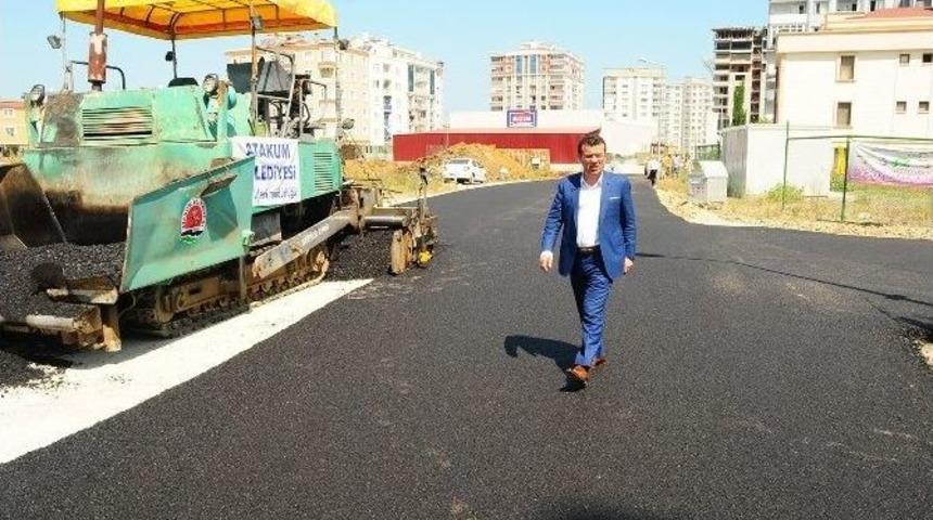 Atakum&rsquo;da Asfalt &Ccedil;alışması