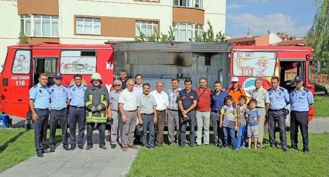 Talas Belediyesi’nden Personele Yangın Eğitimi