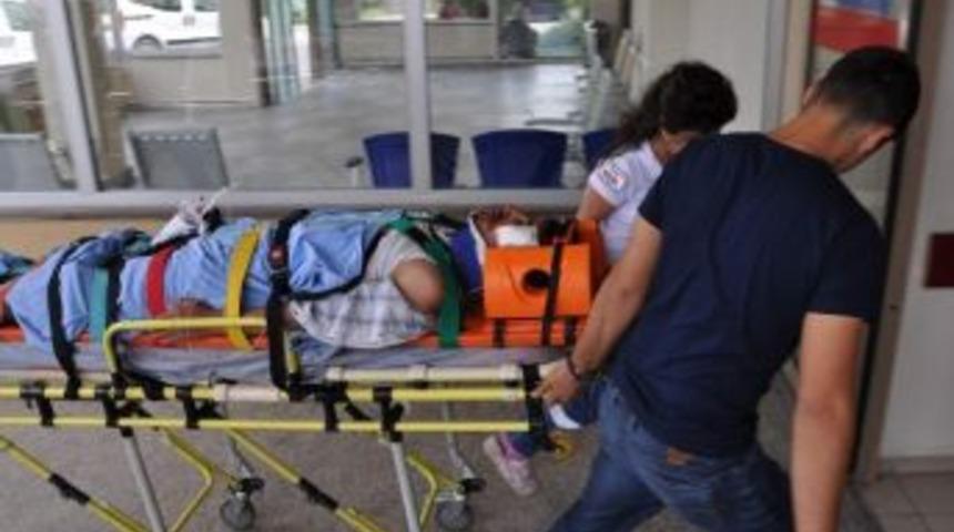 Y&uuml;ksekten D&uuml;şen Şahıs Yaralandı