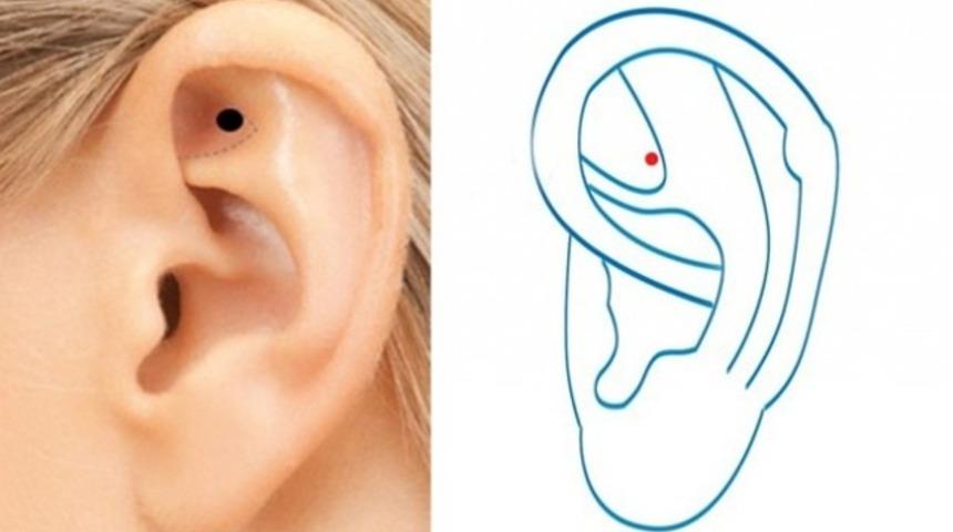 Kulaktaki bu noktaya dokununca bakın ne oluyor?