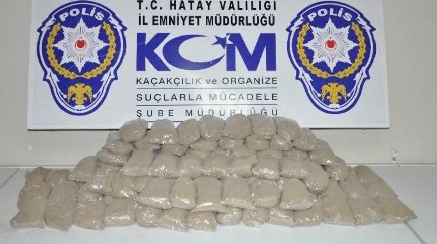 Hatay&rsquo;da 51 Kilo Eroin Ele Ge&ccedil;irildi