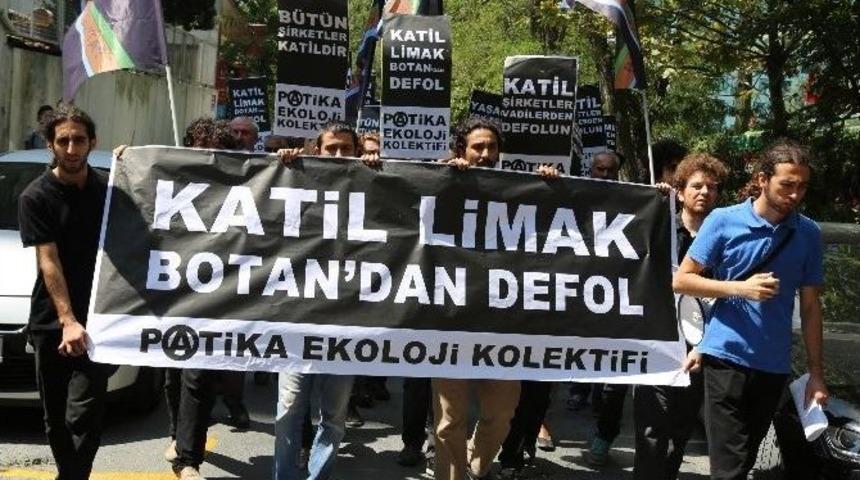 Siirt&rsquo;teki Barajı İşleten Firmanın Şişli&rsquo;deki Binası &Ouml;n&uuml;nde Eylem