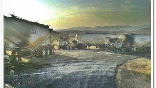 PKK Karakçon’da araç yaktı