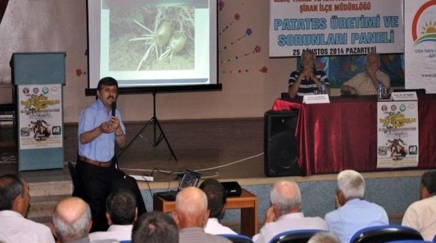 Şiran&rsquo;da Patates &Uuml;retimi Ve Sorunları Paneli Yapıldı