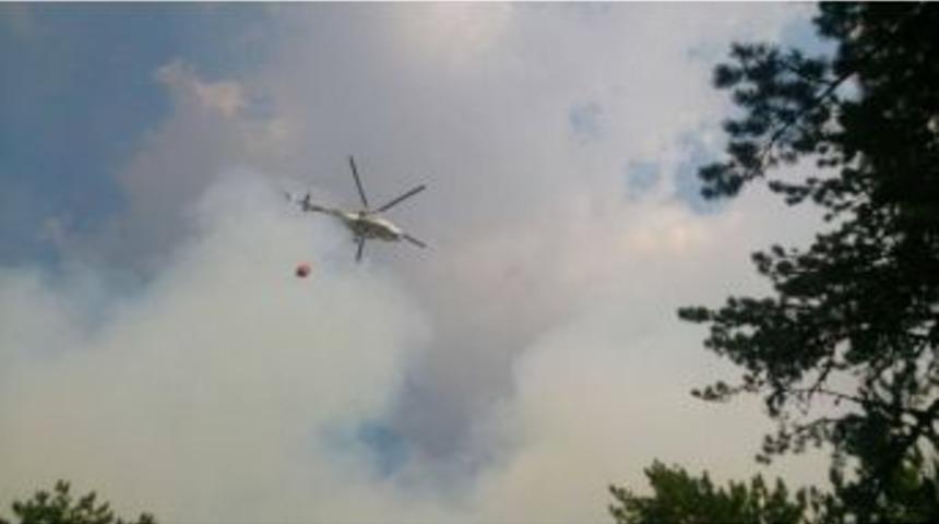 Emet&rsquo;te Orman Yangını