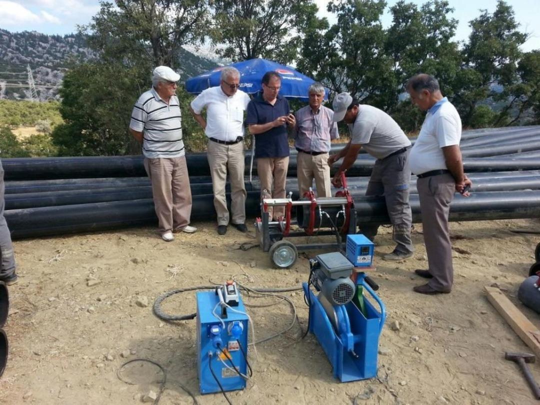 Akseki'de I&ccedil;me Suyu Hattı D&ouml;şeniyor