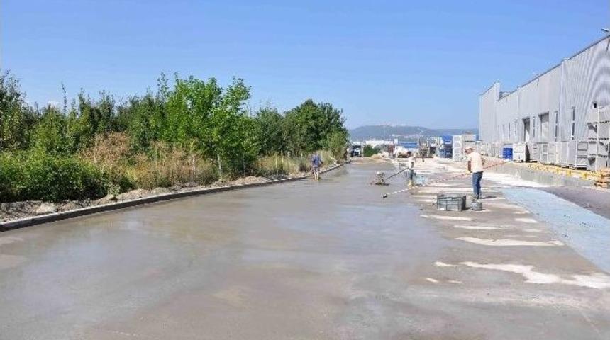 G&ouml;lc&uuml;k İhsaniye&rsquo;ye Beton Yol