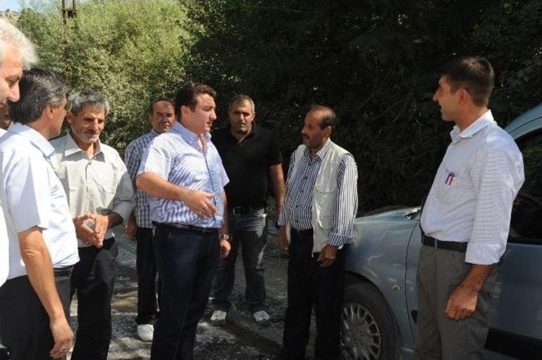 Başkan Bakıcı Asfalt Yenileme &Ccedil;alışmalarını Yerinde İncelemedi