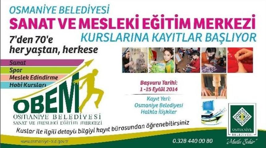 Obem Kurslarına Kayıtlar Başlıyor