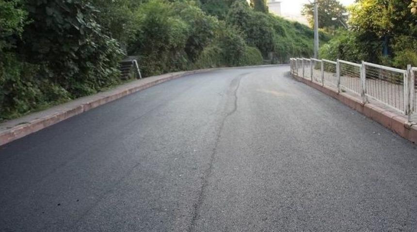 Atat&uuml;rk Rampası Asfaltı Tamamlandı