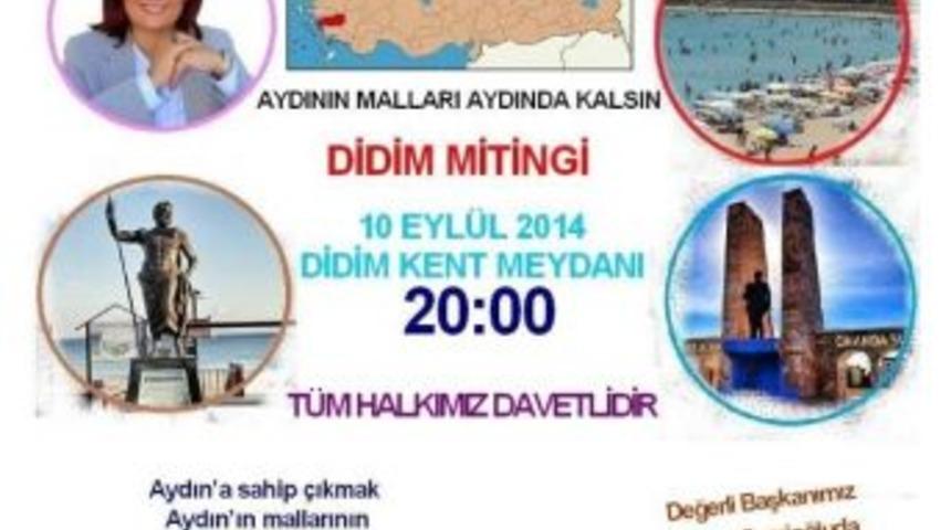 Aydının Değerleri Aydın&rsquo;da Kalmalı Kampanyasına Didim&rsquo;den Destek