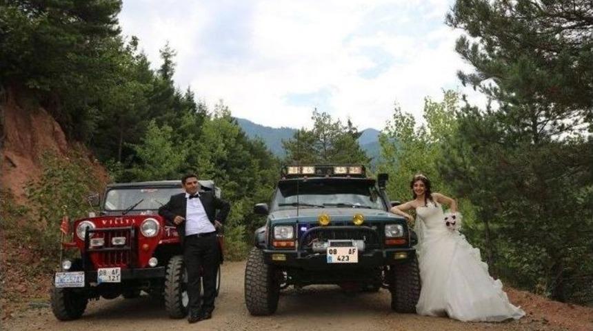Artvin&rsquo;de Offroad Aşkı Evliliğe D&ouml;n&uuml;şt&uuml;