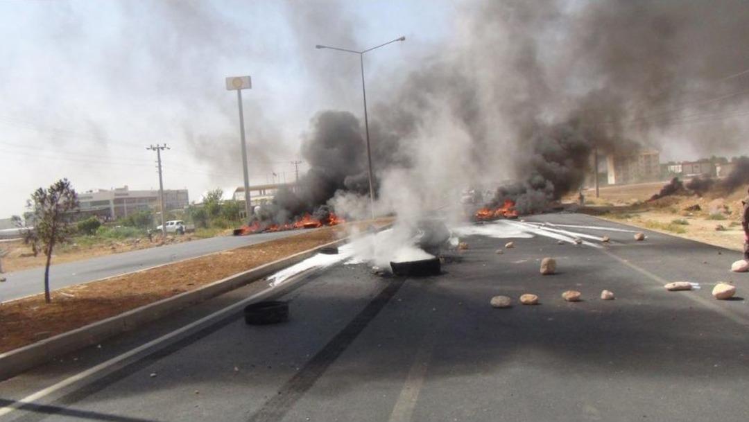 Kızıltepe&rsquo;de Elektrik Kesintisi Protestosu