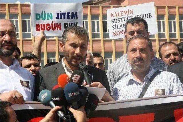 Dimed Kaçırılan Gazeteci İçin Basın Açıklaması Yaptı