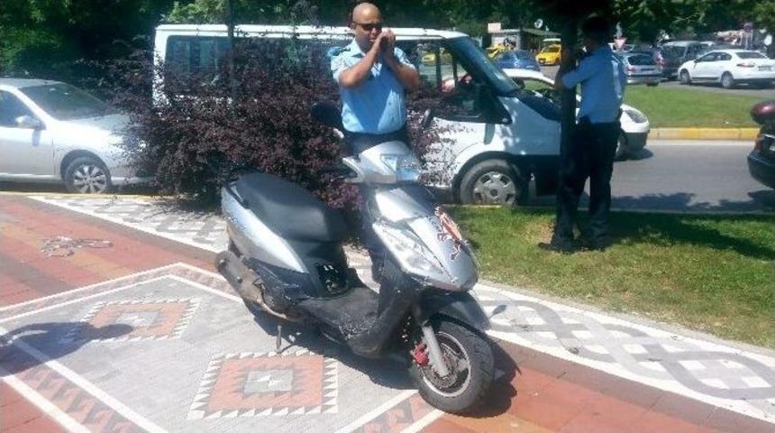 Vatandaşın Dikkati Sayesinde Çalınan Motosikletine Kavuştu